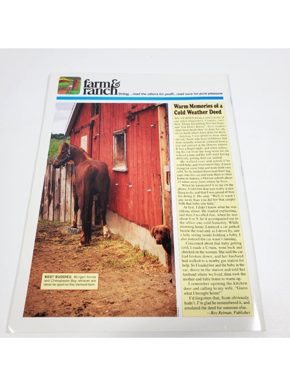 Farm & Ranch Living Magazine April May 1994 Rural Horse Dog Cover - Picture 3 of 14